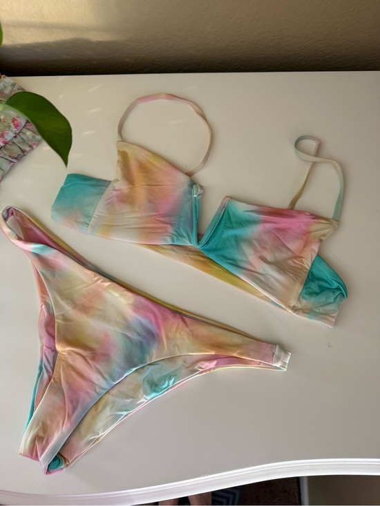 bond-eye Other - bond-eye Pastel Tie-Dye Bikini Set in Pink, Blue, Yellow